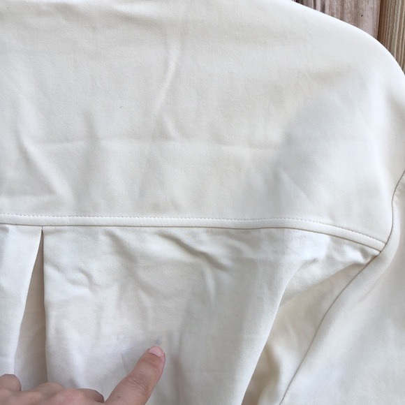 REMAIN BIRGER CHRISTENSEN ‘Vivian’ Belted Stretch Cotton-blend Blouse - Ecru - Picture 9 of 10